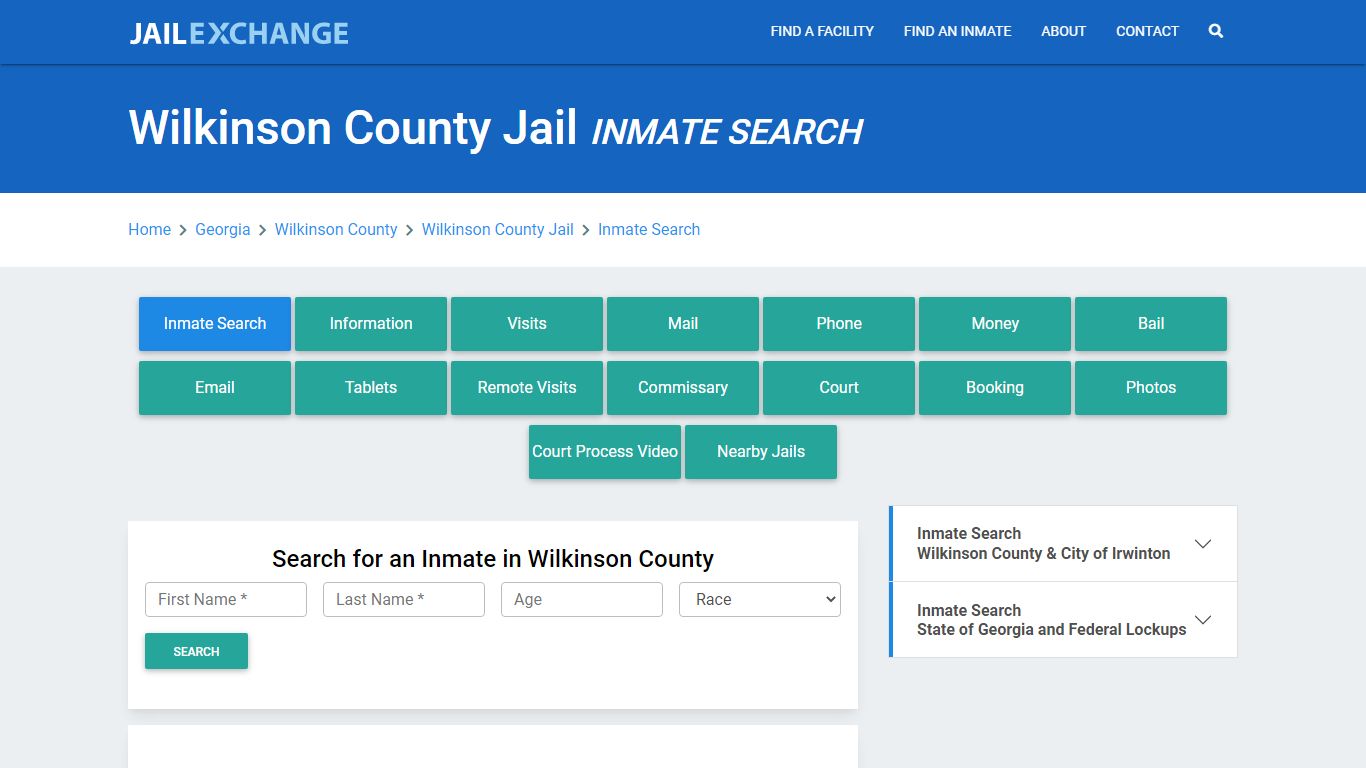 Wilkinson County Jail, GA Inmate Search: Roster & Mugshots