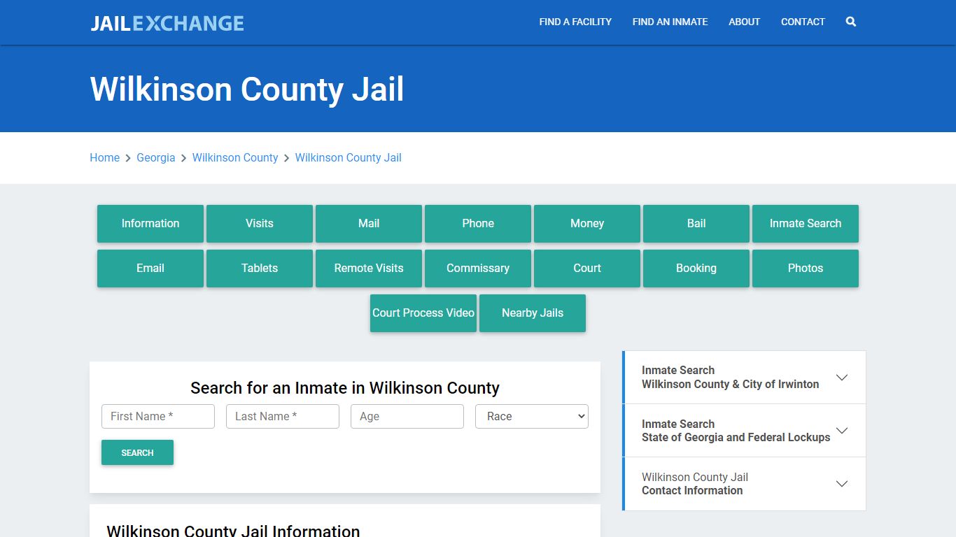 Wilkinson County Jail Roster Lookup, GA, Inmate Search